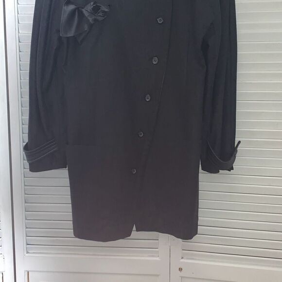 Vintage Jurgen Weiss Gray New Wool Cashmere Button Down Blazer Jacket Size 8 - Picture 11 of 16